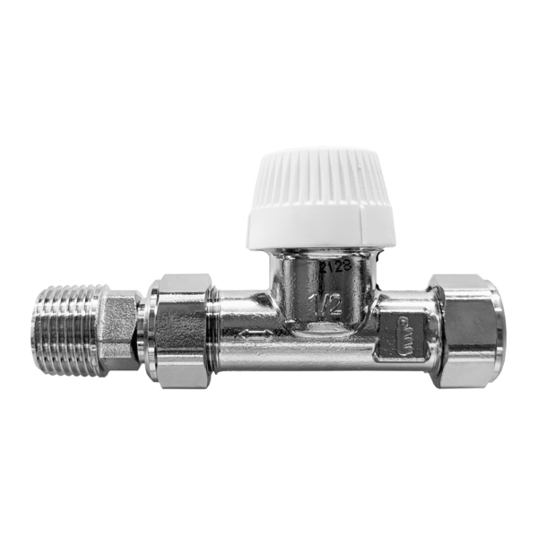 Honeywell Home Valencia VHL120-15S Manual Radiator Valve & Lockshield Set (15mm Straight) | Buy Online Now At The Smart Thermostat Shop