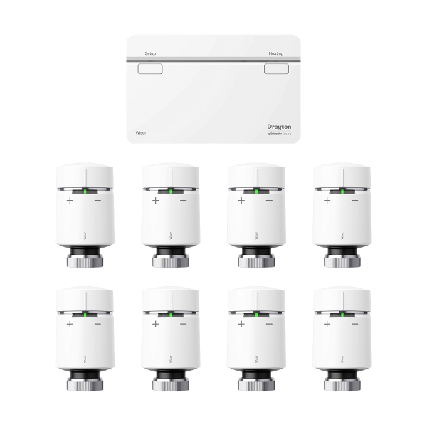 Drayton Wiser Multi-Zone 8 Pack | Buy Online Now At The Smart Thermostat Shop