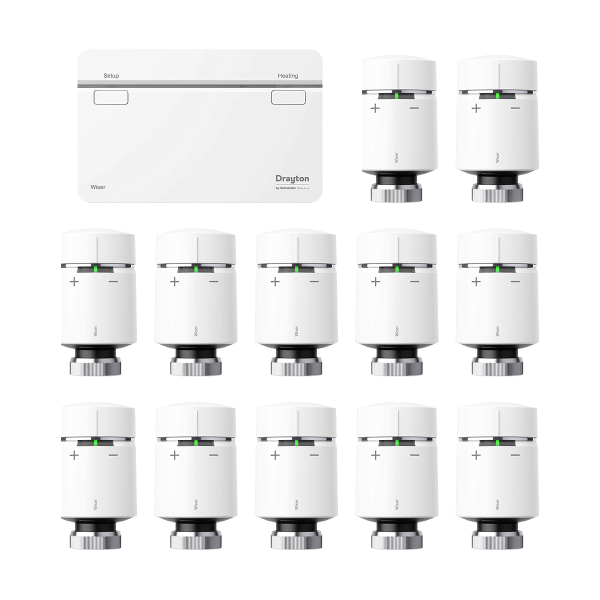 Drayton Wiser Multi-Zone 12 Pack | Buy Online Now At The Smart Thermostat Shop