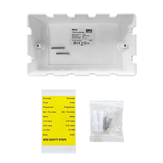 EPH Controls | 12 Way Wiring Centre | WC2 | Buy Online Now At The Smart Thermostat Shop