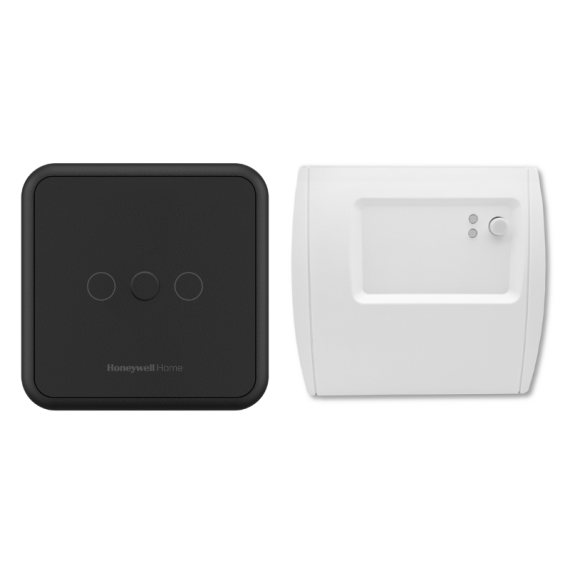 Honeywell Home DT4R Black Wireless Thermostat & Wireless Relay Box Pack